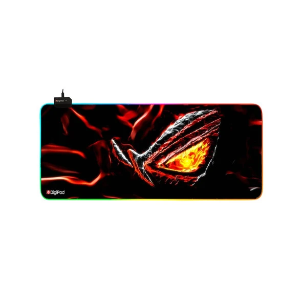 Digipod RGB oyuncu mousepad RGB Gaming oyuncu mouse pad kaymaz taban 70 x 30