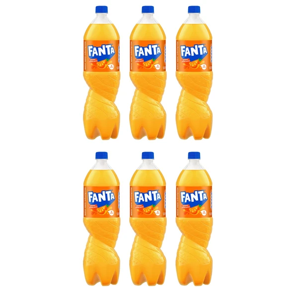 Fanta Portakal 1500 ml x 6 Adet ürün görseli 1