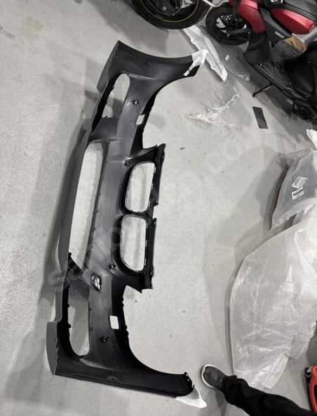 Bmw uyumlu mtech m tech 320 ci cd 330 E92 LCi makyajlı ön tampon - 5