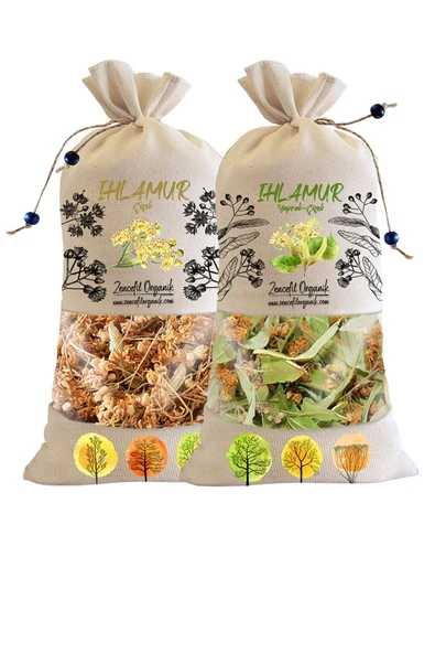 Bez Torba Çiçek Ihlamur 140 Gr. + Yaprak Çiçek Ihlamur 80 Gr. Özel Seçme Ürün Linden 220 Gr. ürün görseli