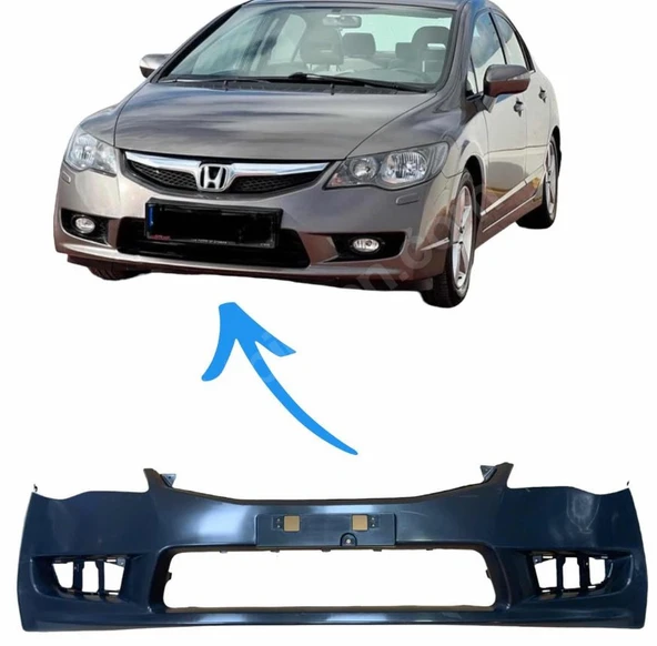 Civic honda fd6 ön tampon makyajlı tip - 3