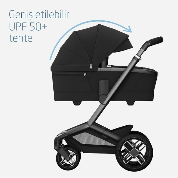 Maxi-Cosi Fame Yatış Pozisyonu Ayarlanabilir Ekstra Geniş 0-9 kg Portbebe Twillic Black - 4