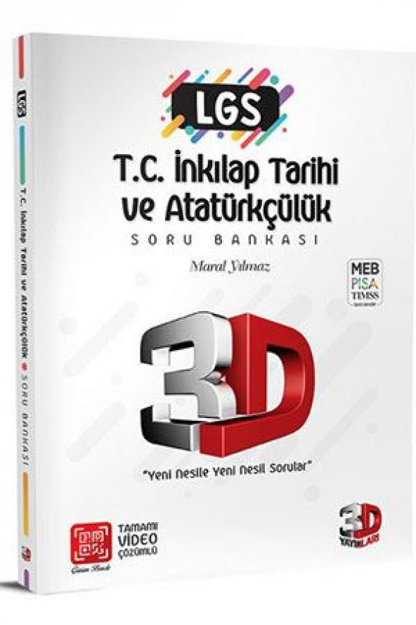 8. Sınıf 3D Tc.İnkılap Tarihi Ve Atatürkçülük Tamamı Video Çözümlü Soru Bankası