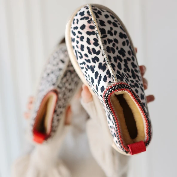 Pabucmarketi Renkli Çita Süet Kadın Bot - 4