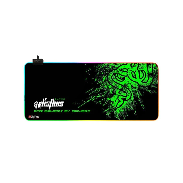 Digipod RGB oyuncu mousepad RGB Gaming oyuncu mouse pad kaymaz taban  70 x 30 - 6