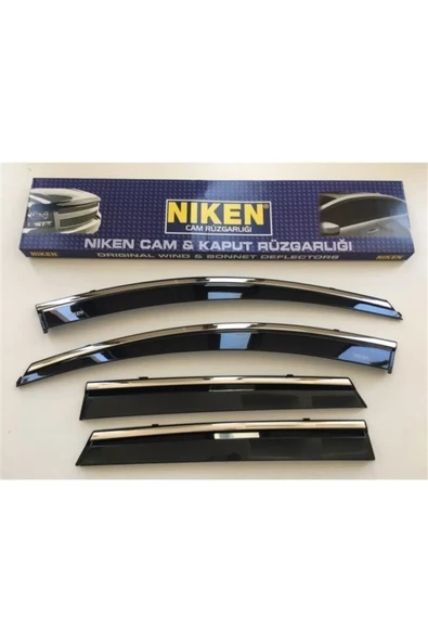 Renault Megane 4 Sedan Uyumlu Kromlu Cam Rüzgarlığı - 2