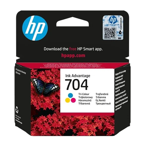 Hp 704 CN693AE Renkli Mürekkep Kartuş
