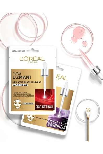L'Oreal Paris Yaş Uzmanı 50+ Yenileyici Kağıt Yüz Maskesi - 2