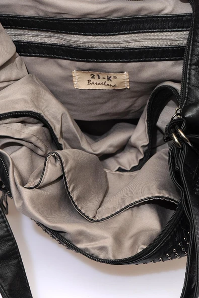 Brcyb1821-0001 Siyah Kadın Omuz Çantası - Resim 4