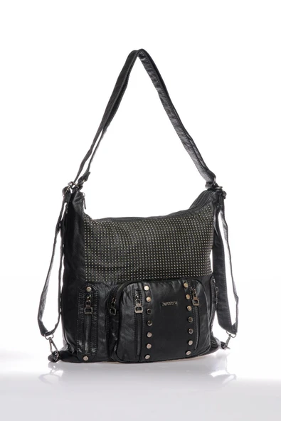 Brcyb1821-0001 Siyah Kadın Omuz Çantası - Resim 2