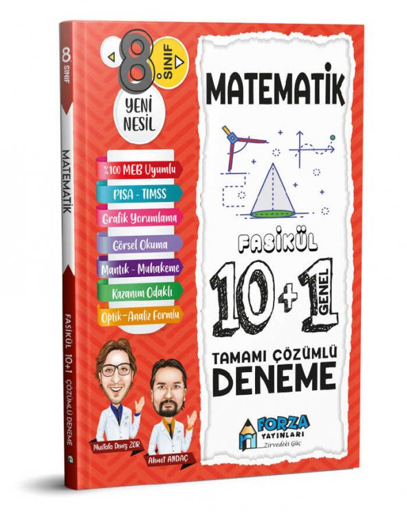 8. Sınıf Lgs Matematik Tamamı Çözümlü Fasikül 10 Branş 1 Genel Deneme