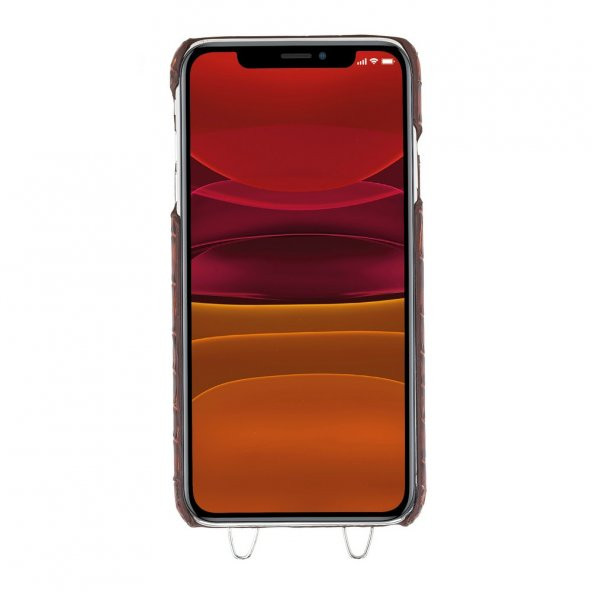 Bouletta Apple iPhone XS Max Uyumlu Deri Askılı Kılıf SUW YK06