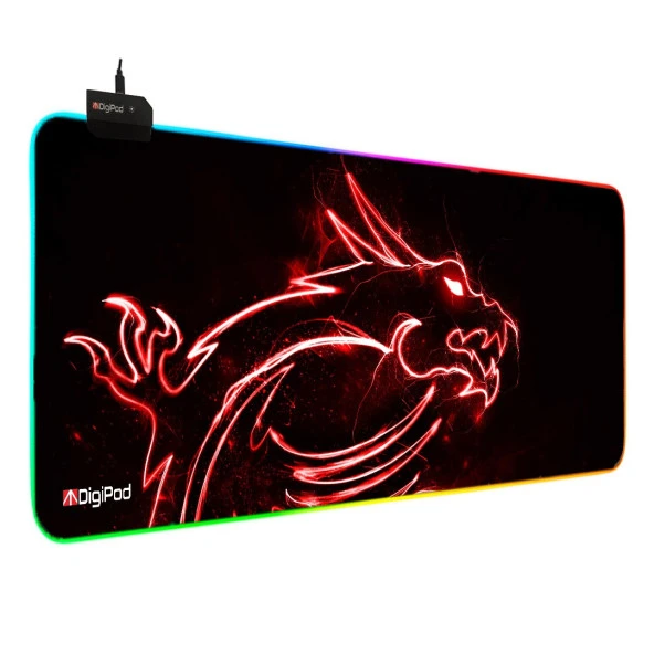 Digipod RGB oyuncu mousepad RGB Gaming oyuncu mouse pad kaymaz taban  70 x 30