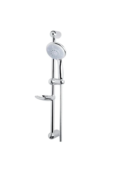 Sürgülü Duş Seti + Ø22Mm Krom Kaplı + 3 Fonksiyonlu