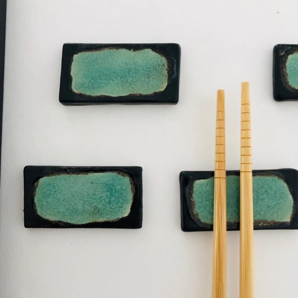 Chopsticks ile beraber Dayanakları - Ahşap, Beş Çift - Japon Kalitesi HD412 - 2