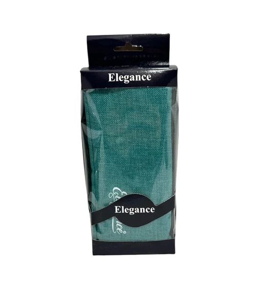 Elegance Turkuaz Çift Bölmeli Kalem Çantası - 6