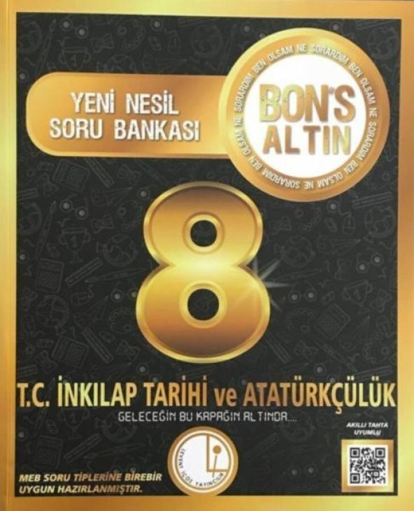 8.Sınıf Bons Altın T.C. İnkılap Tarihi Ve Atatürkçülük Yeni Nesil Soru Bankası Bons Yayınları