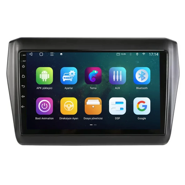 Suzuki Swift 2017-2023 8 GB RAM 128 GB HAFIZA ANDROID MULTIMEDIA TEYP - 3