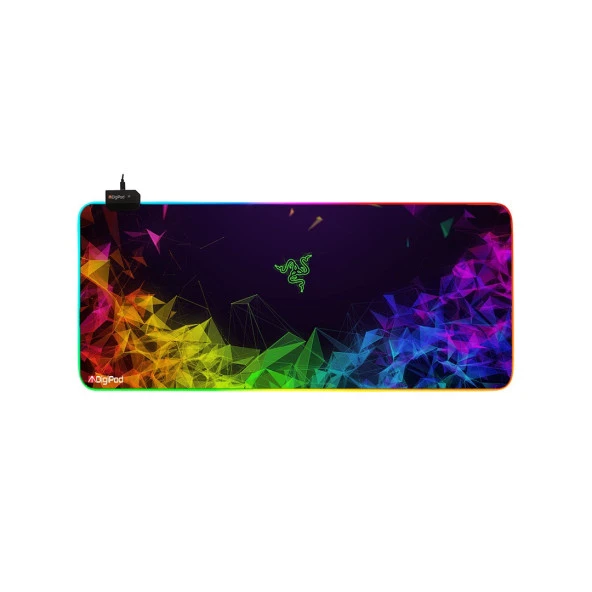 Digipod RGB oyuncu mousepad RGB Gaming oyuncu mouse pad kaymaz taban 70 x 30 - 7