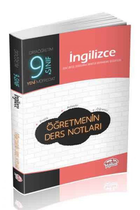 9. Sınıf İngilizce Öğretmenin Ders Notları Editör Yayınları - 1