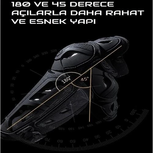 SCOYCO K26 SİYAH KORUMA MOTOSİKLET DİZLİK - 2