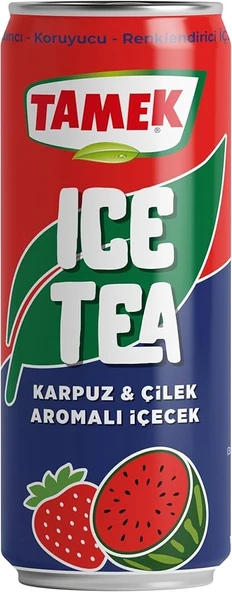 Tamek Ice Tea Karpuz & Çilek 330 ml x 6 Adet - 2