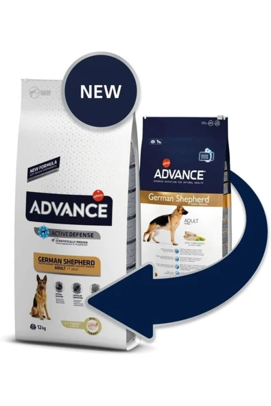 Advance Dog German Shepherd 12 Kg - Resim 2