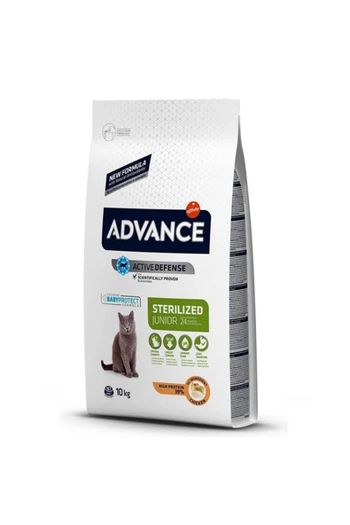 Advance Cat Young Sterılızed 10 Kg