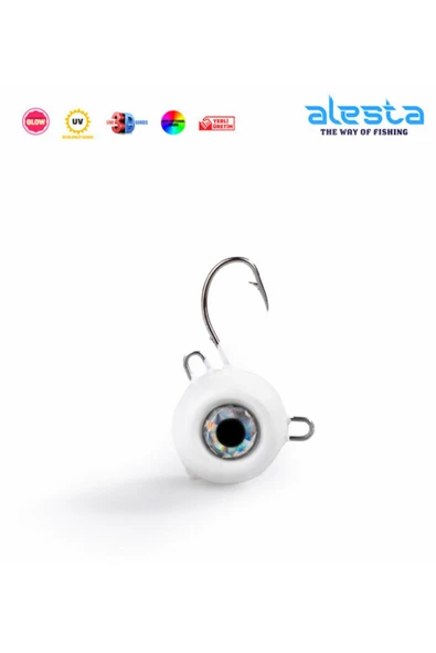 Alesta TENYA JIGHEAD 150G X6049 BEYAZ GLOW