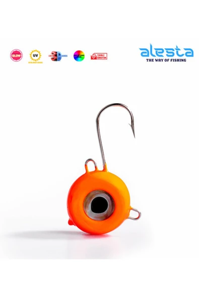 Alesta TENYA JIGHEAD 150G X6049 TURUNCU GLOW