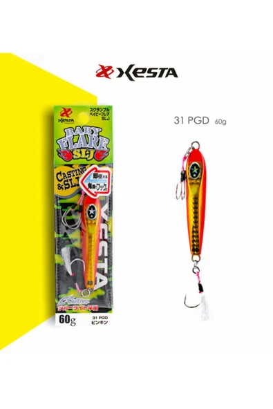 xesta SCRAMBLE BABY FLARE SLJ 60G JIG PGD