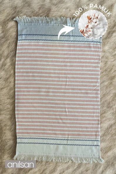 Sunset Çizgi Detay El Havlusu %100 Pamuk 50x80