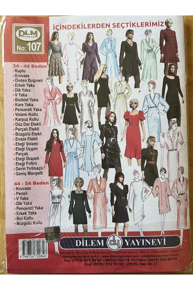Güler Erkan Provasız Moda Elbise Giyim Kalıpları - 4