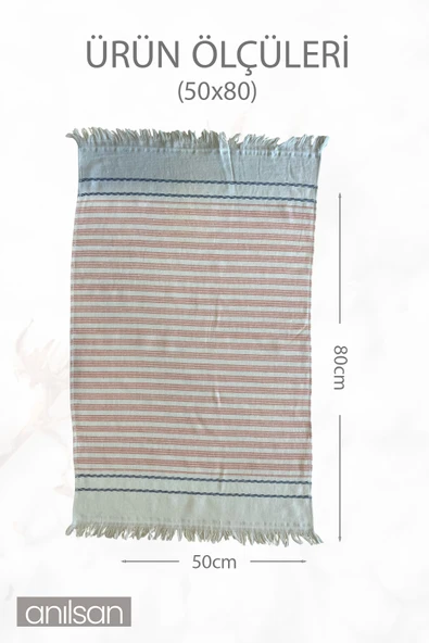 Sunset Çizgi Detay El Havlusu %100 Pamuk 50x80 - 3
