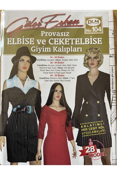 Güler Erkan Provasız Elbise Ve Ceketelbise Giyim Kalıpları - 4