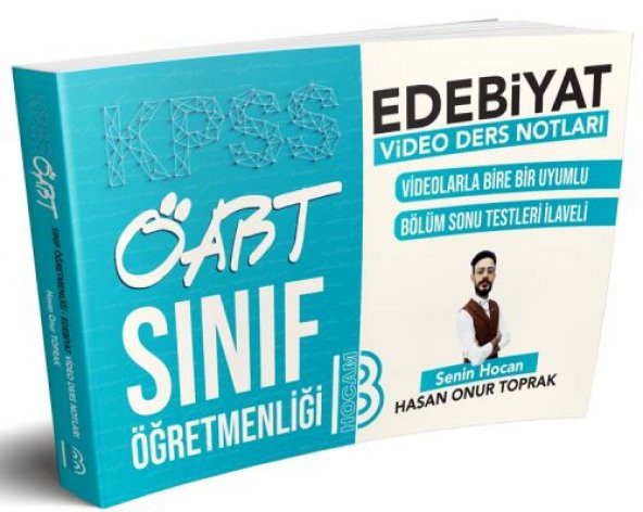 Benim Hocam Yayınları Öabt Sınıf Öğretmenliği Edebiyat Video Ders Notları - 1