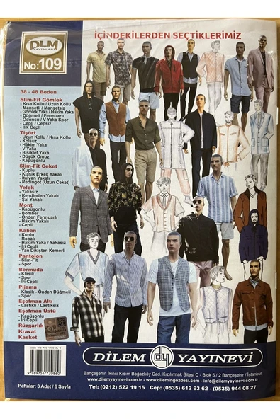 Güler Erkan Provasız Genç Erkek Giyim Kalıpları - Resim 5