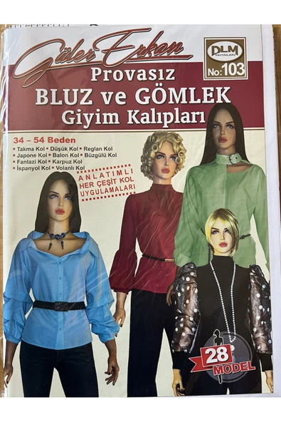 Güler Erkan Provasız Bluz Ve Gömlek Giyim Kalıpları - Resim 4