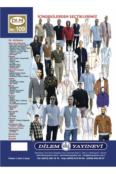 Güler Erkan Provasız Genç Erkek Giyim Kalıpları - Resim 3