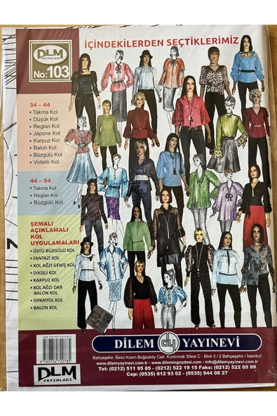 Güler Erkan Provasız Bluz Ve Gömlek Giyim Kalıpları - Resim 5