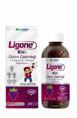 Ligone Kids Üzüm Çekirdeği Şurup 200 ml