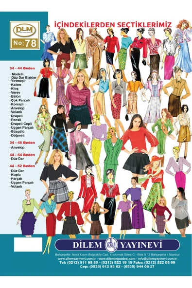 Güler Erkan Provasız Etek Giyim Kalıpları - 3