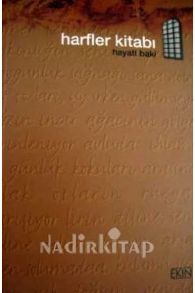 Ekin Harfler Kitab Hayati Baki