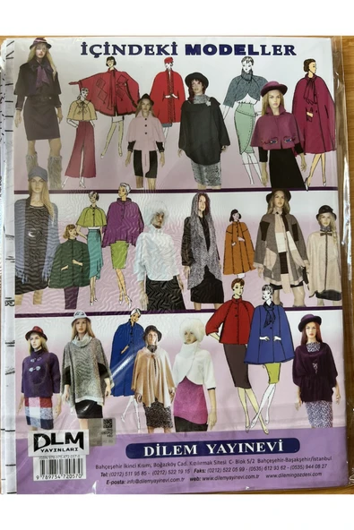 Güler Erkan Provasız Pelerin Panço Kap Giyim Kalıpları - Resim 4