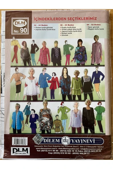 Güler Erkan Provasız Tunik Gömlek Bluz Giyim Kalıpları - Resim 5