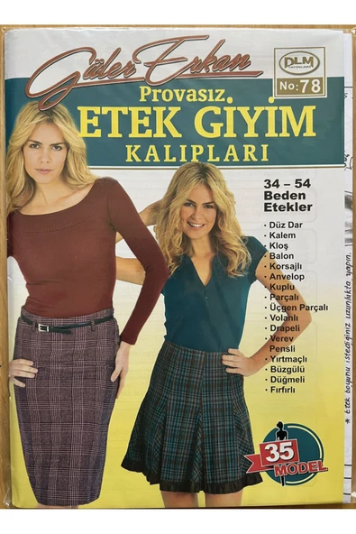 Güler Erkan Provasız Etek Giyim Kalıpları - 4