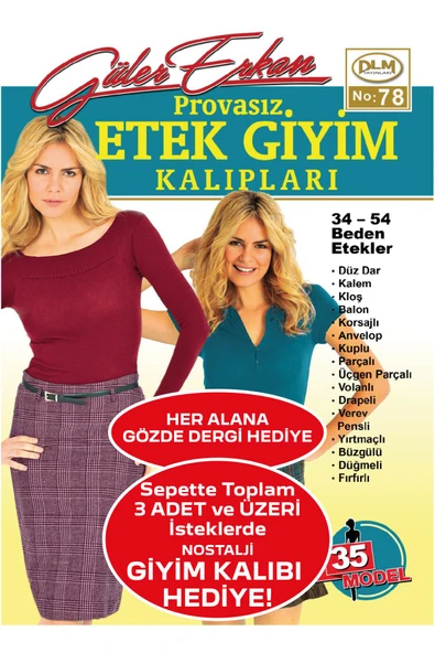 Güler Erkan Provasız Etek Giyim Kalıpları