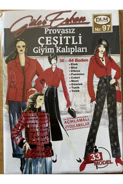 Güler Erkan Provasız Çeşitli Giyim Kalıpları - Resim 4