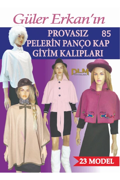 Güler Erkan Provasız Pelerin Panço Kap Giyim Kalıpları ürün görseli 1