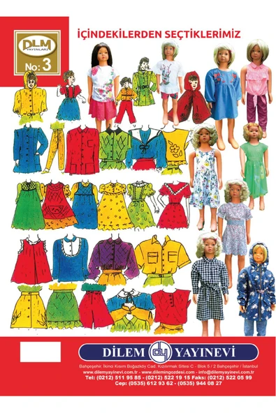 Güler Erkan 0-13 Yaş Provasız Ana Beden Çocuk Giyim Kalıpları - Resim 2